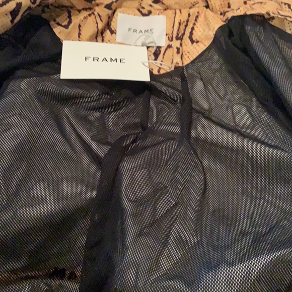 Frame Python Print Hooded Trench Coat - Picture 14 of 16